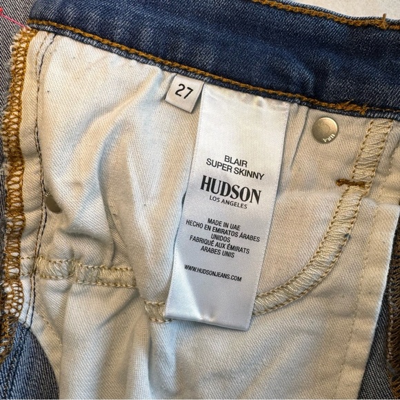 Hudson Jeans Blais Super Skinny High-Rise Size 27 - Picture 2 of 10